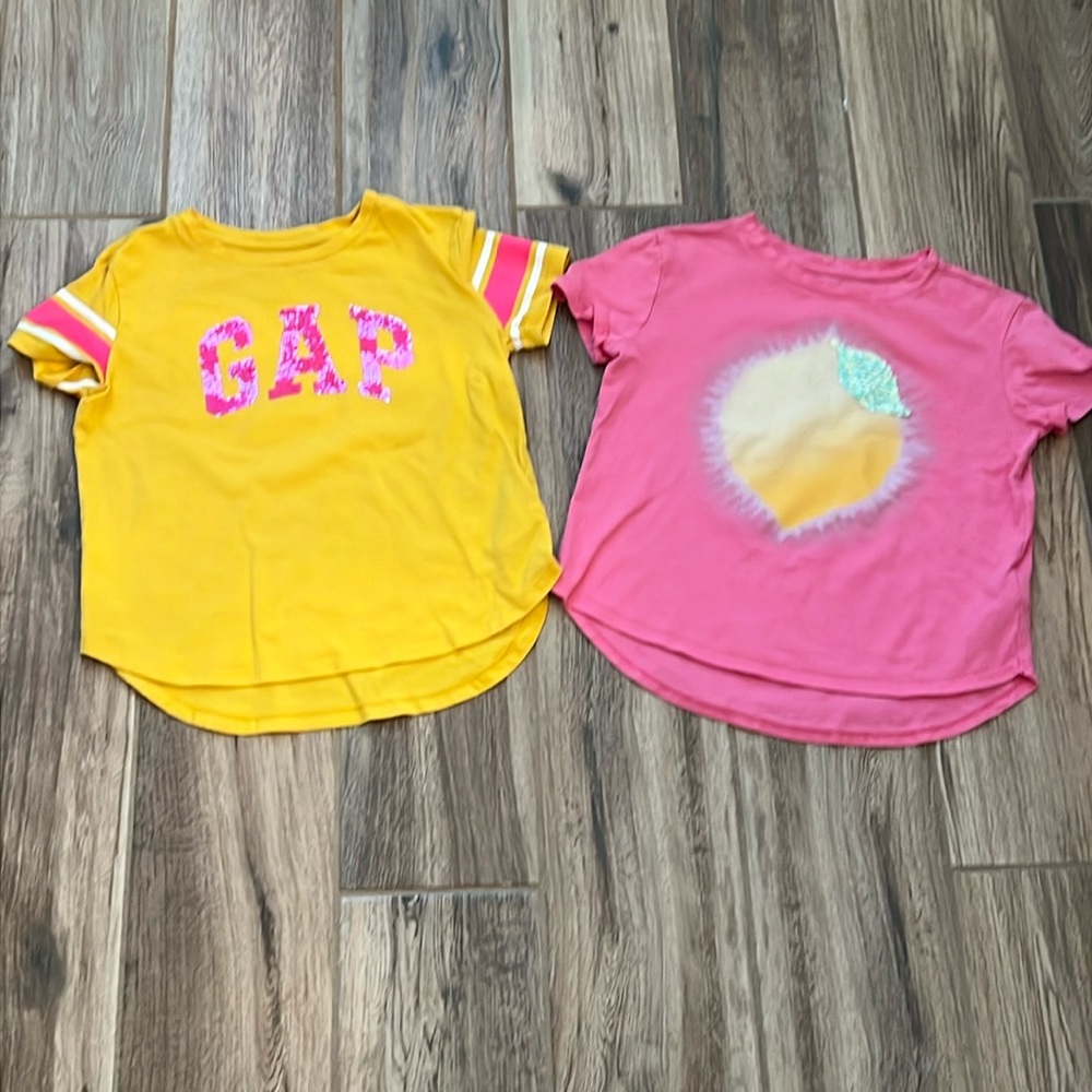 Set of 2 GAP Flip Sequin Summer Tops Size S